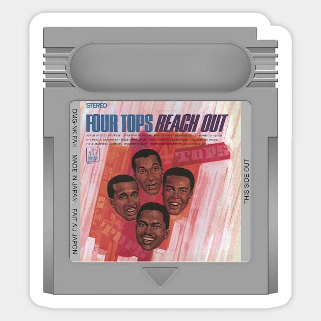 Reach Out Game Cartridge Sticker by PopCarts